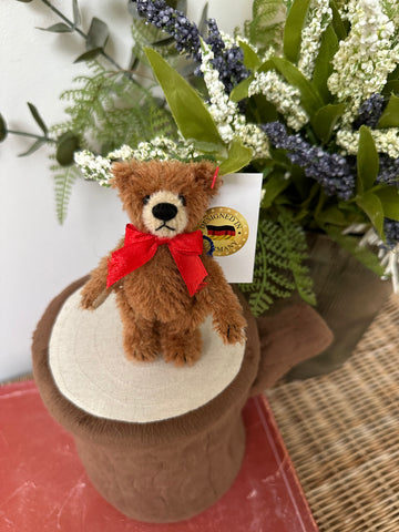 Nostalgia Brown Mohair Miniature 10cm Teddy Bear