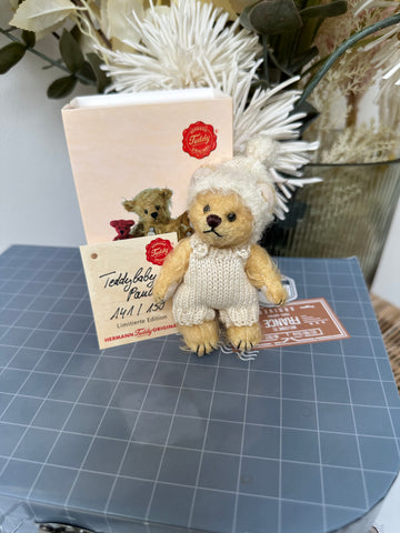 Pauli miniature Teddy Hermann Limited Edition Collectable Mohair Teddy Bear No 141