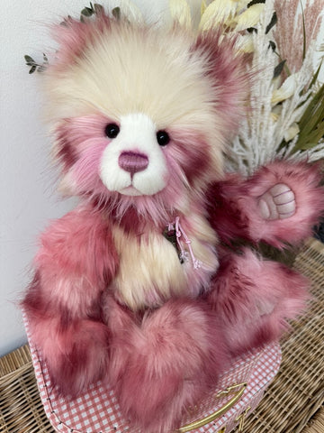 Aneta Charlie Bears Plush Collection Pink Collectable Teddy Bear
