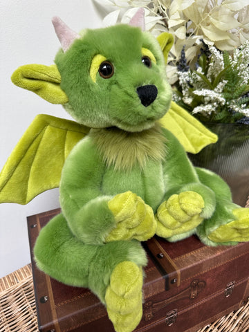 Spires Bearhouse by Charlie Bears Large Plush Green Gargoyle