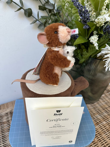 Paul Mouse with Petsy Teddy Bear 2024 Limited Edition No 1426
