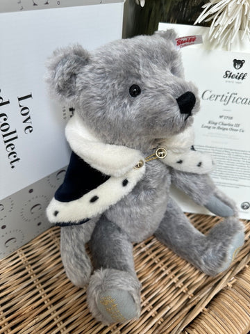 Steiff King Charles III Royal Collection Musical Teddy Bear No 1710