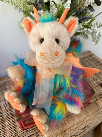 Rainbows End Charlie Bears Plush Dragon The Labyrinth Collection