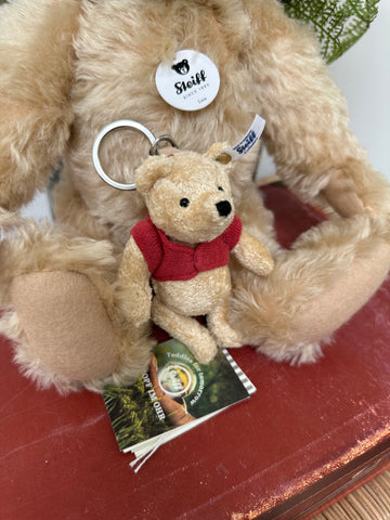Winnie the Pooh Steiff Classics & Collectors Mini Teddy Bear Pendant Key Ring