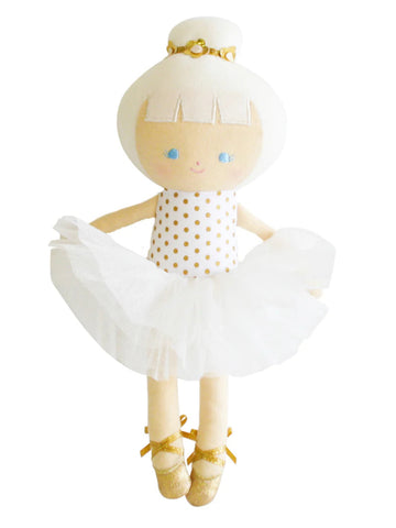 Baby Ballerina Gold Spot 25cm Girls Toy Doll