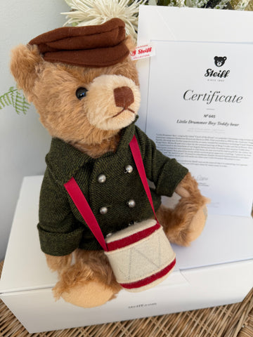 Little Drummer Boy Musical Teddy Bear Limited Edition no 645