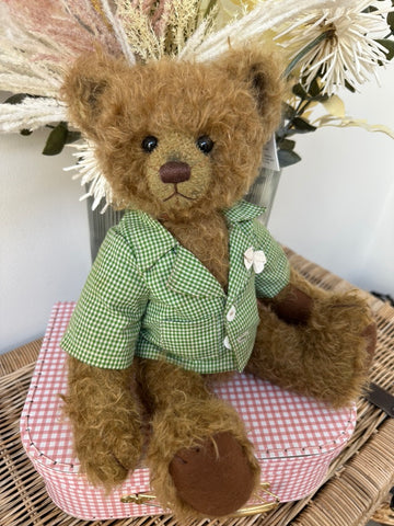 Teddy Robin 39cm Mohair Mohair Dark Honey Collectable Teddy Bear no 38