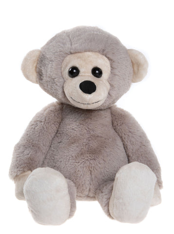 Cheeky Monkey Pebble Grey Medium Plush Teddy Bear