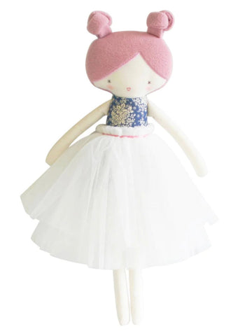Collette Doll 52cm Blue & Pink Large Ballerina Doll