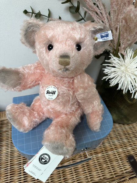 Linda Steiff 30cm Pink Mohair Classic Collectors Teddy Bear