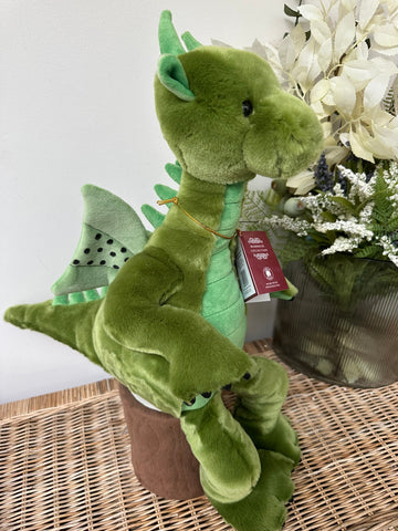 Deck Charlie Bears Bearhouse Large Plush Green Dragon
