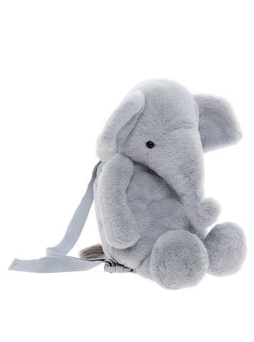 Effie Elephant Plush Cloud Grey Bag