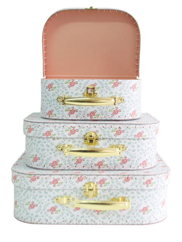 Kids Carry Case Set of 3 Small Display Cases - Honey Tree Floral