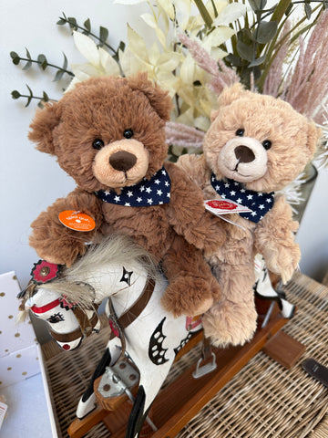 Teddy Brown or Cream 23cm Miniature Hermann Plush Teddy Bear