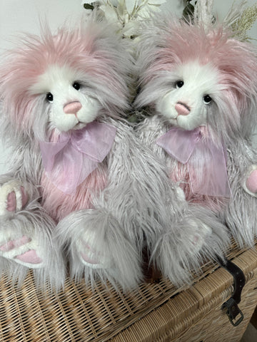 Miranda Charlie Bears Large Pink Plush Collectable Teddy Bear.