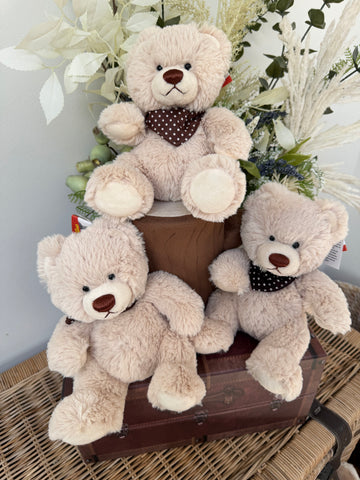 Teddy Levi Small 20cm Soft Plush Children's Teddy Bear - Cream