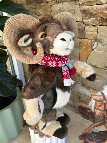Voyager Large Standing Plush Charlie Bears Mouflon No 452