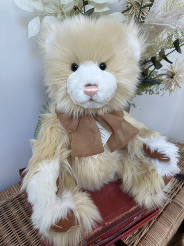 Deans Teddy Barnaby 48cm Jointed Vanilla Plush Limited Edition Bear No 16