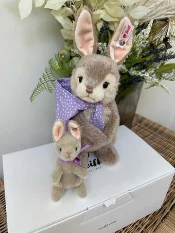 Rabbit Limited Edition 2 pce Collectable Mohair Bunny Rabbit Set No 494
