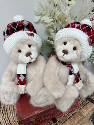 Cozy Charlie Bears Plush Collection Collectable Hatty Teddy Bear