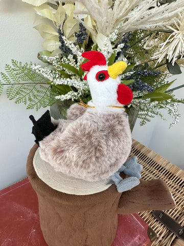 Rooster Cuddle Cubs by Charlie Bears Plush Soft Toy.