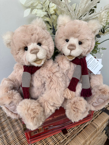 Vanilla Pudding Charlie Bears Plush & Alpaca Plumo Teddy Bear