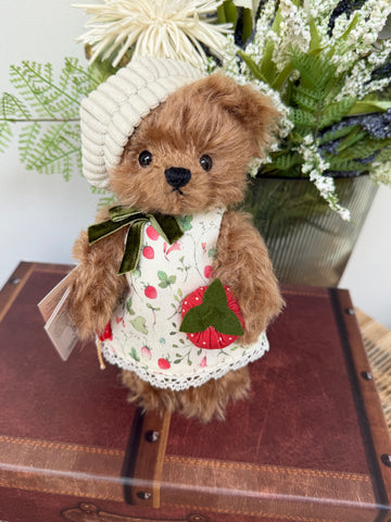Petunia Teddy Hermann Limited Edition Miniature Mohair Teddy Bear