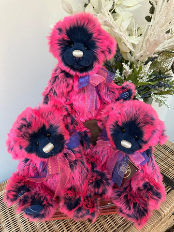 Mardi Gras Charlie Bears Secrets Collection Teddy Bear