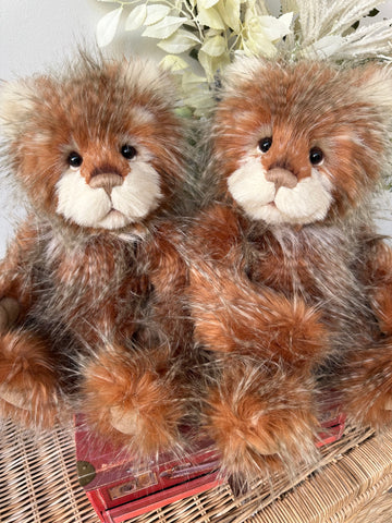 Bonfire Toffee Charlie Bears Plush Collection Teddy Bear