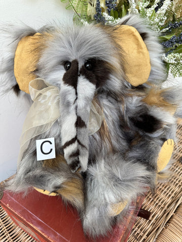 Edgar Charlie Bears Collectable Plush Woolly Mammoth.