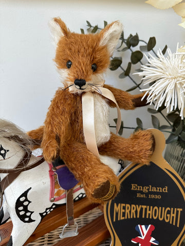 Freddy Fox Merrythought Mohair Wily Fox Handmade in the UK