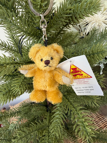 Nostalgia 8cm Key Ring Gold Mohair Bag Charm