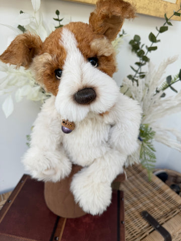 Wigglesworth Isabelle Collection Limited Edition Mohair Collectable Puppy Dog No 487