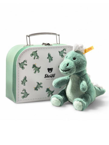 Steiff Joshi Plush Baby T-Rex in Suitcase