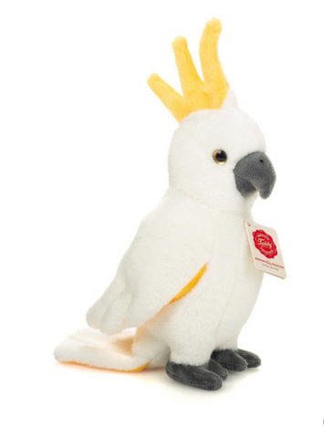 Cockatoo Hermann Plush 23cm Soft Children's Toy Bird