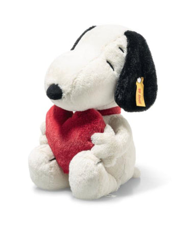 Snoopy Love Steiff Plush 30cm Soft & Cuddly Friends with Red Love Heart