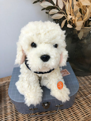 Labradoodle sitting 28cm Hermann Plush Puppy Dog