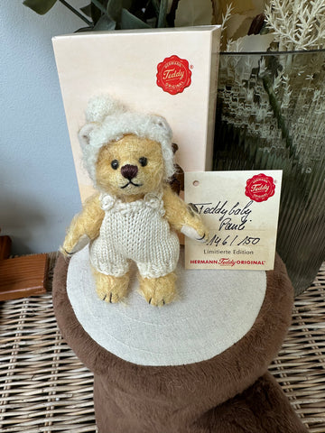 Pauli miniature Teddy Hermann Limited Edition Collectable Mohair Teddy Bear No 146
