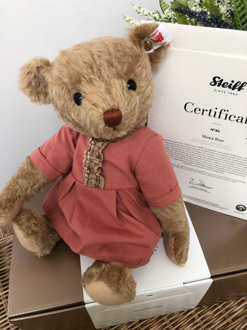 Mama Teddy Bear 30cm Mohair Steiff Bear Family Collection No 85