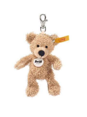 Fynn 12cm Steiff Plush Beige Teddy Bear Key Ring
