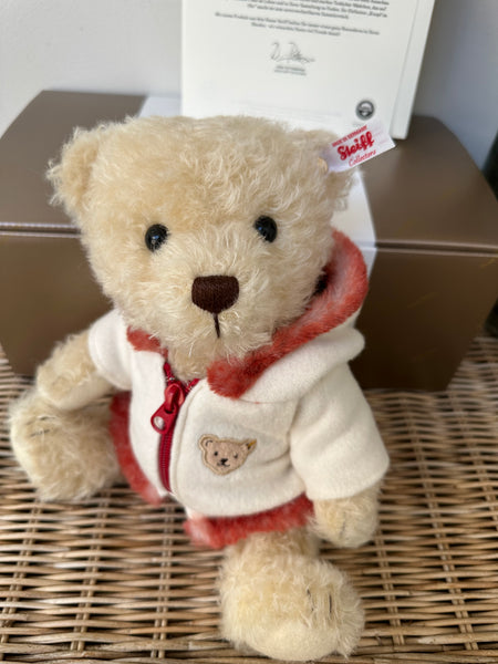 Steiff Mila Teddy Bear with Winter Jacket - Goviers of Sidmouth