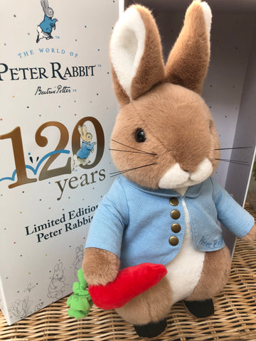 120TH Anniversary Beatrix Potter Collector Large 38cm Peter Rabbit Limited Edition