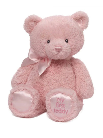 My First Plush Pink Gund Large 38cm Baby Teddy Bear