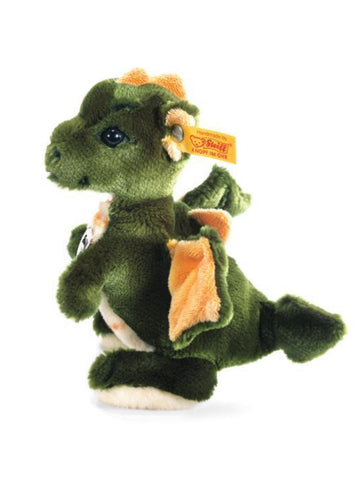 Raudi Small Green Steiff 17cm Plush Children's Dragon