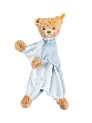 Sleep Well Steiff Baby Blue Bear Comforter
