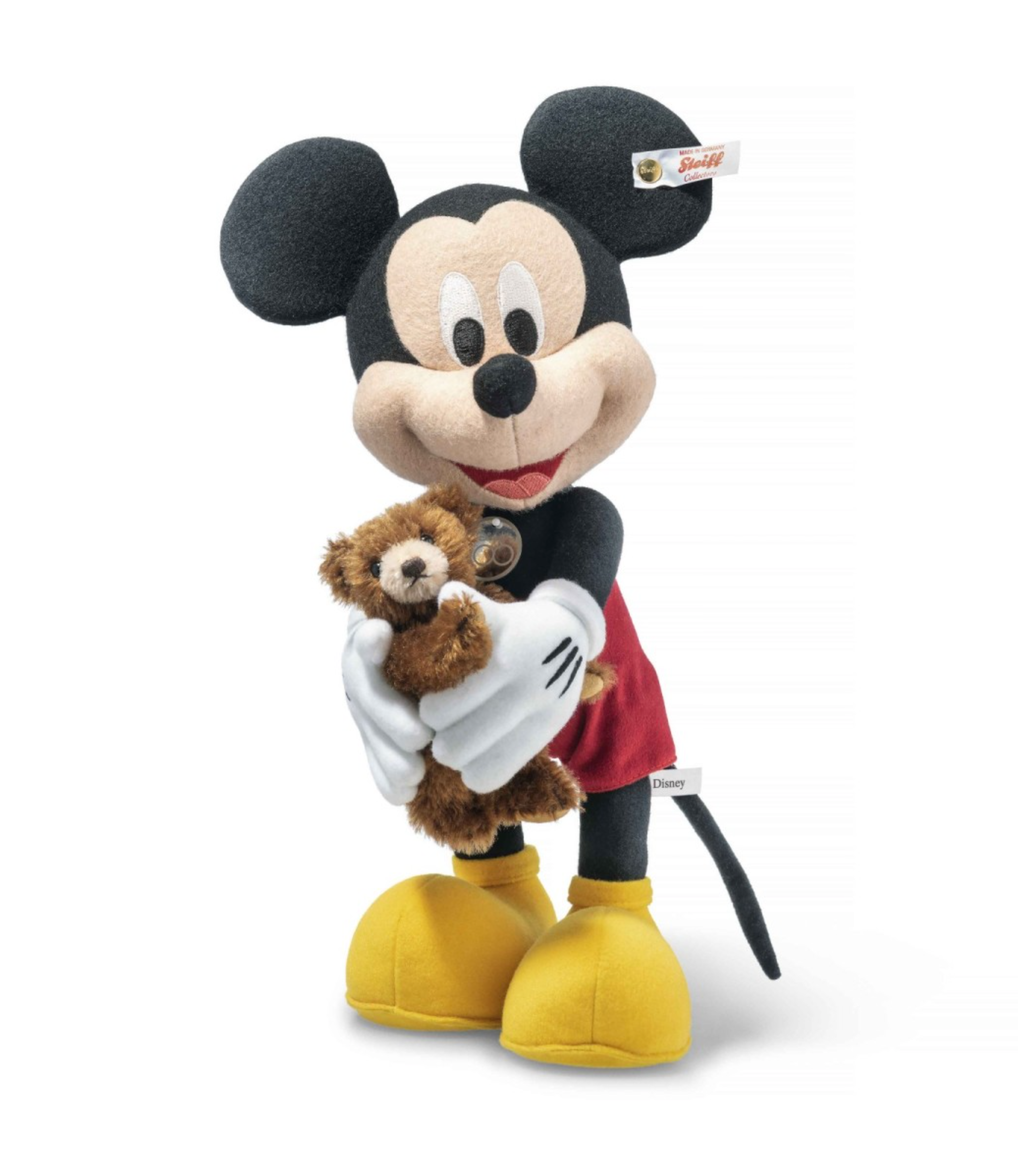 Steiff Disney 100th Anniversary Mickey Mouse & Teddy Bear Limited Edition Collectable
