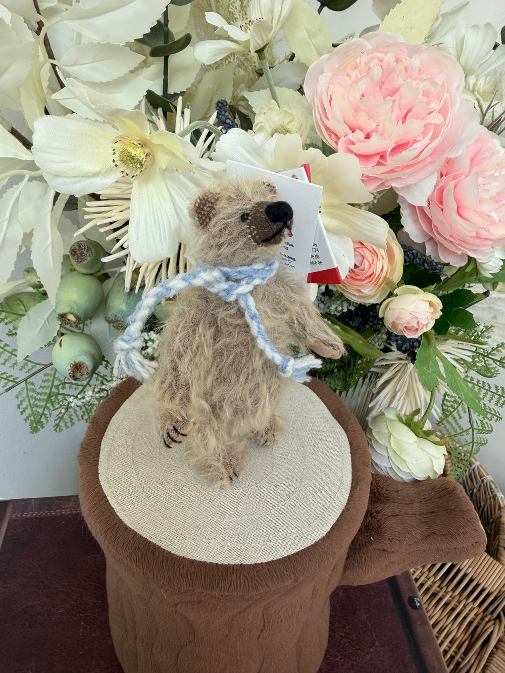 Clemens Miniature Mohair Plumps jointed Teddy Bear