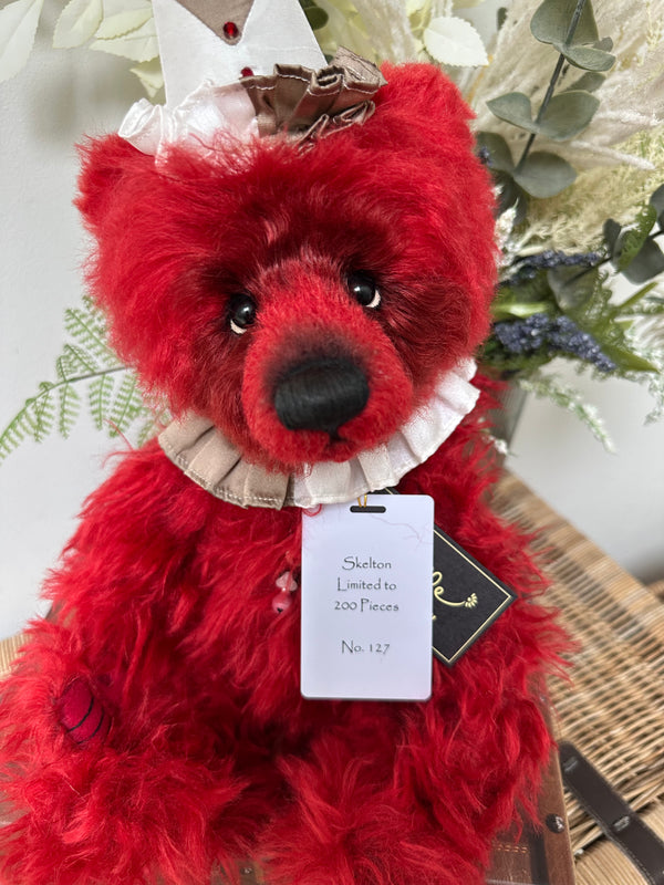Skelton Limited Edition Alpaca / Mohair Limited Edition Clown Bear No 127