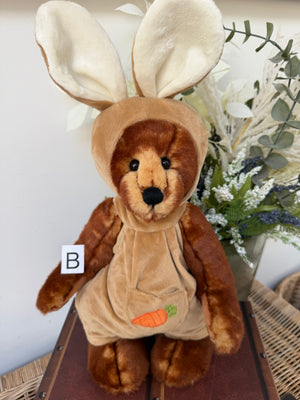 Romper Charlie Bears Plush Collection Sleepover Series Teddy Bear Rabbit