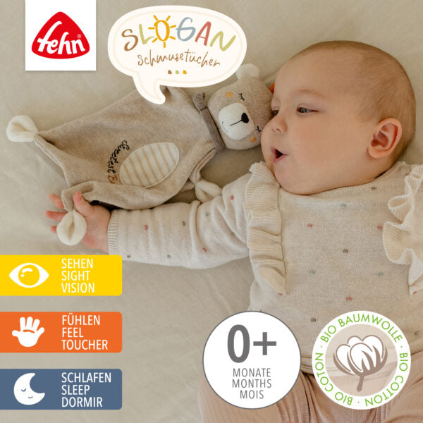 FehnNATURE Newborn Cuddly Soother / Comforter Teddy  "Baby"
